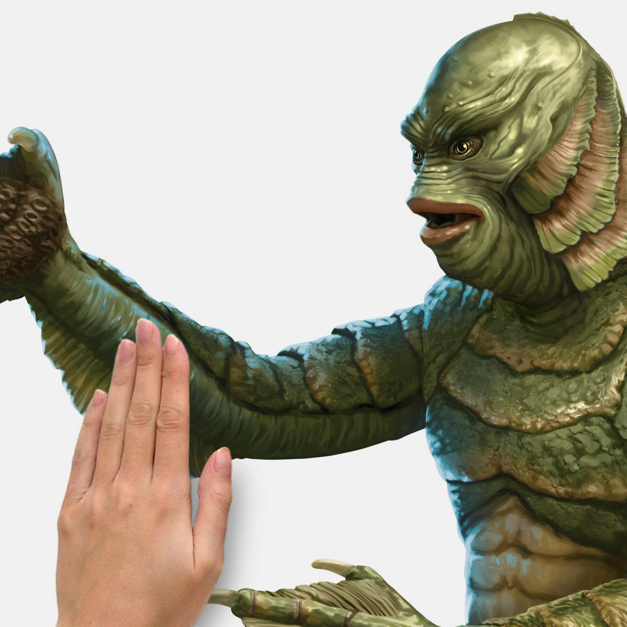 RoomMates Classic Monsters Creature from the Black Lagoon Giant Peel & Stick Wall Decals